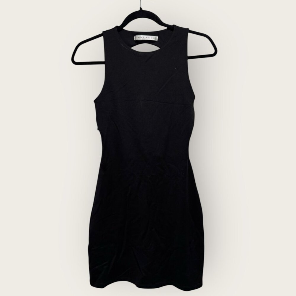 Susana Monaco Back Cutout Dress - Women’s XS - Black - New, Great Condt